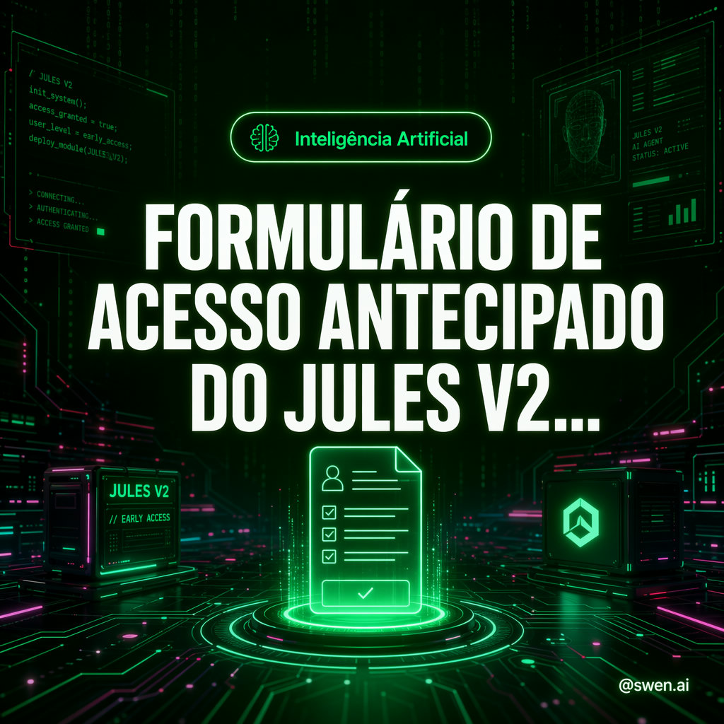 Formulário de Acesso Antecipado do Jules v2 está aberto