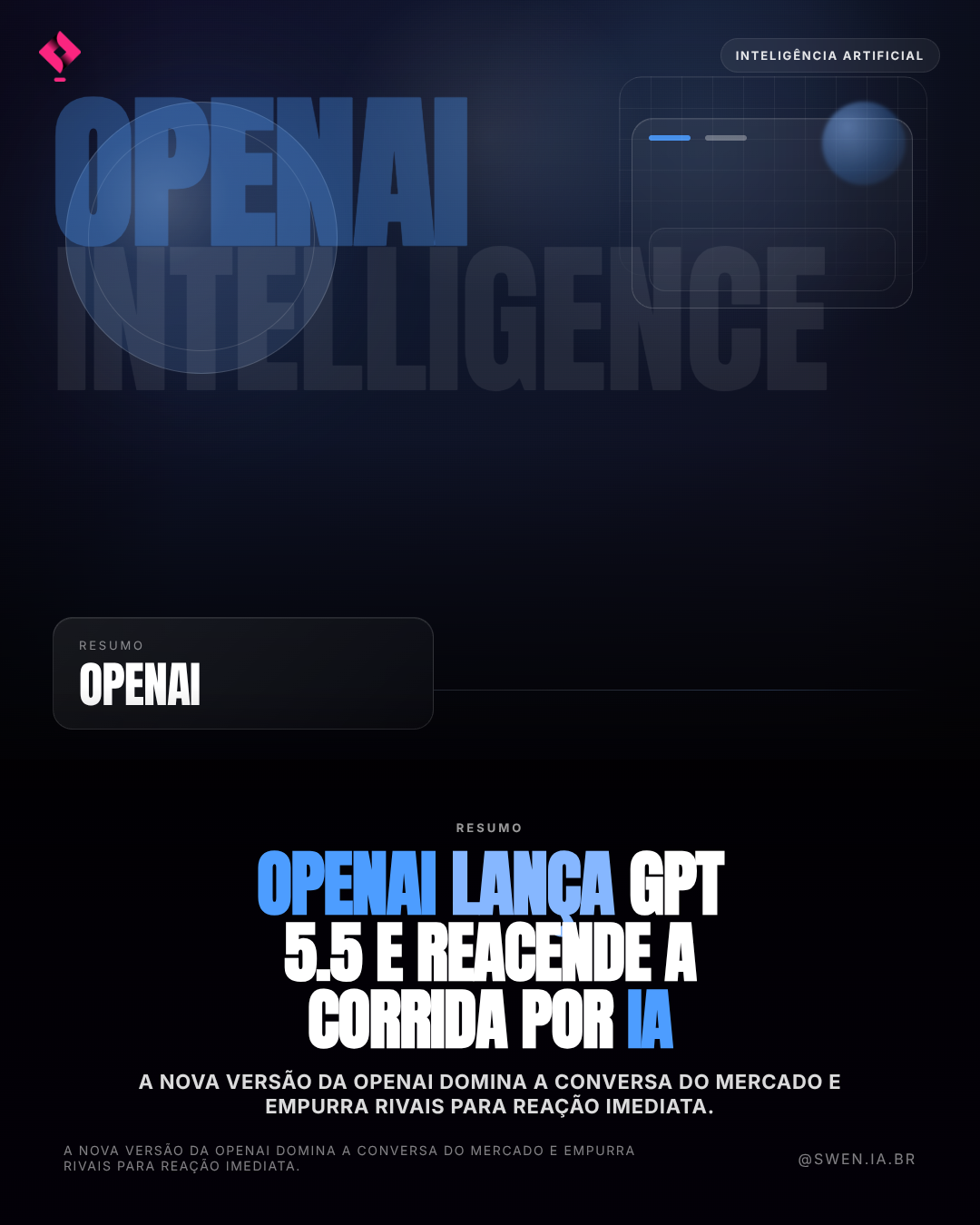 OpenAI desbanca Claude com GPT 5.5 e se torna o novo líder em IA