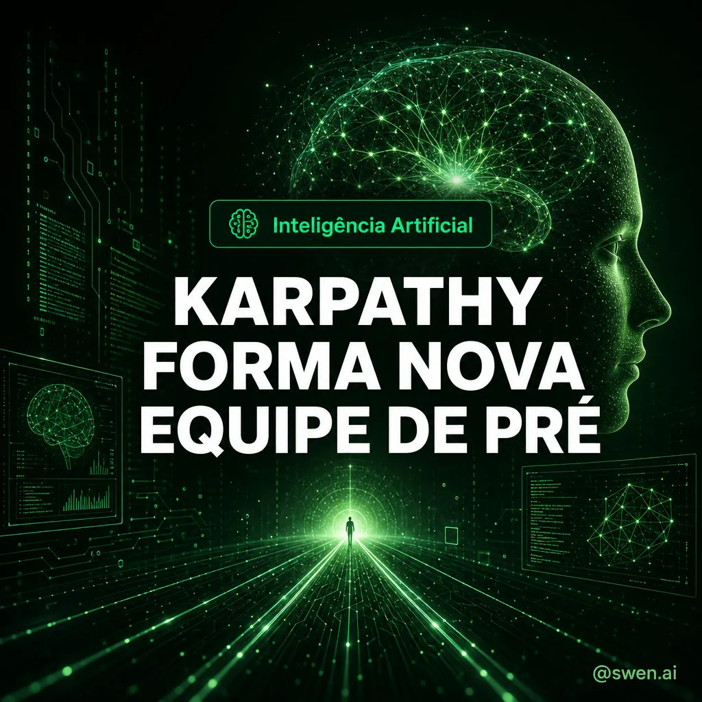 Karpathy forma nova equipe de pré-treinamento para melhoria recursiva
