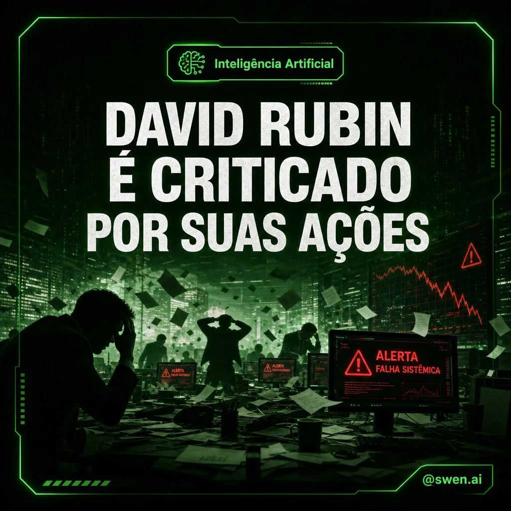 David Rubin é criticado por suas ações