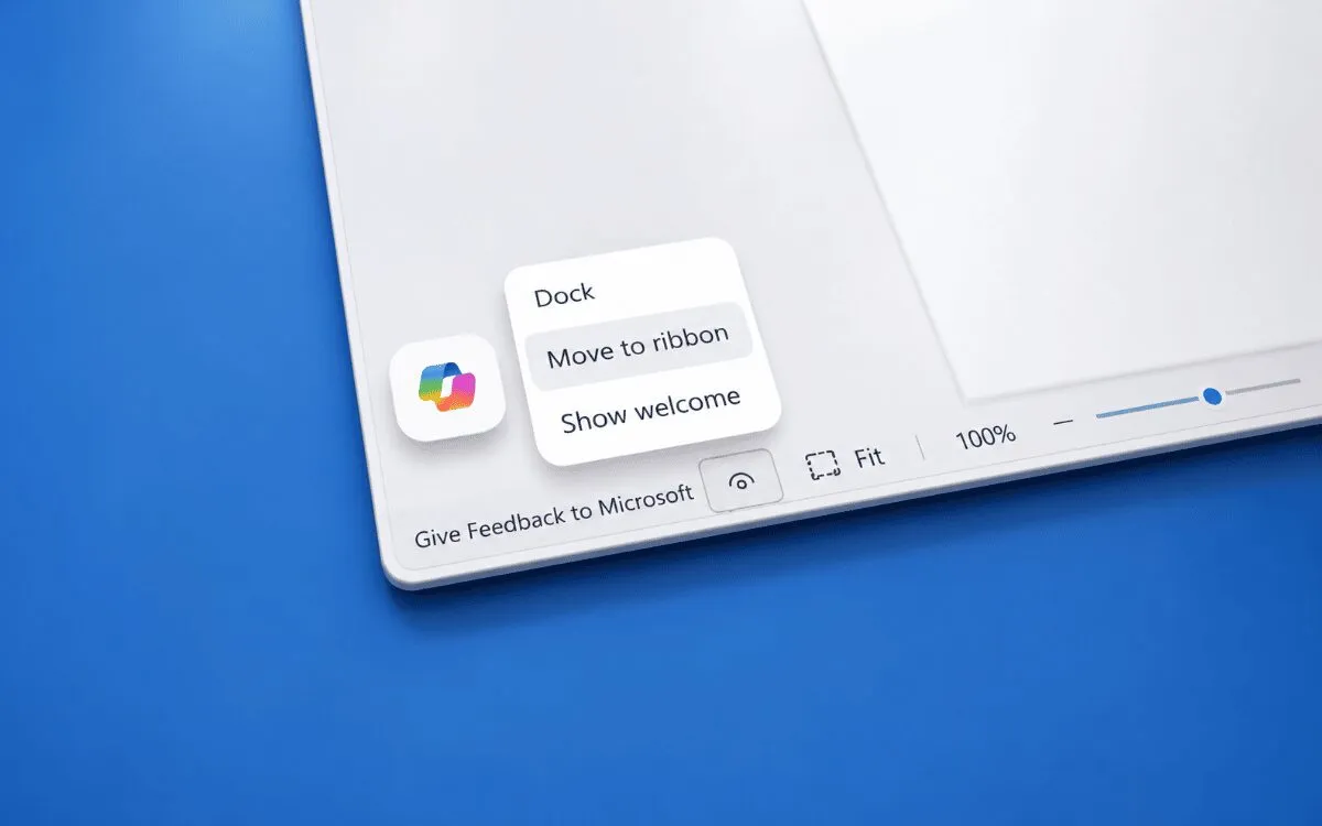 Microsoft permite ocultar ou mover botão do Copilot no Office