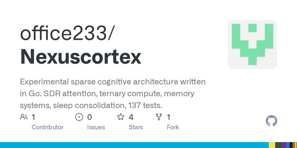 NexusCortex: Nova arquitetura de IA 'Sparse Cortex' promete superar LLMs tradicionais