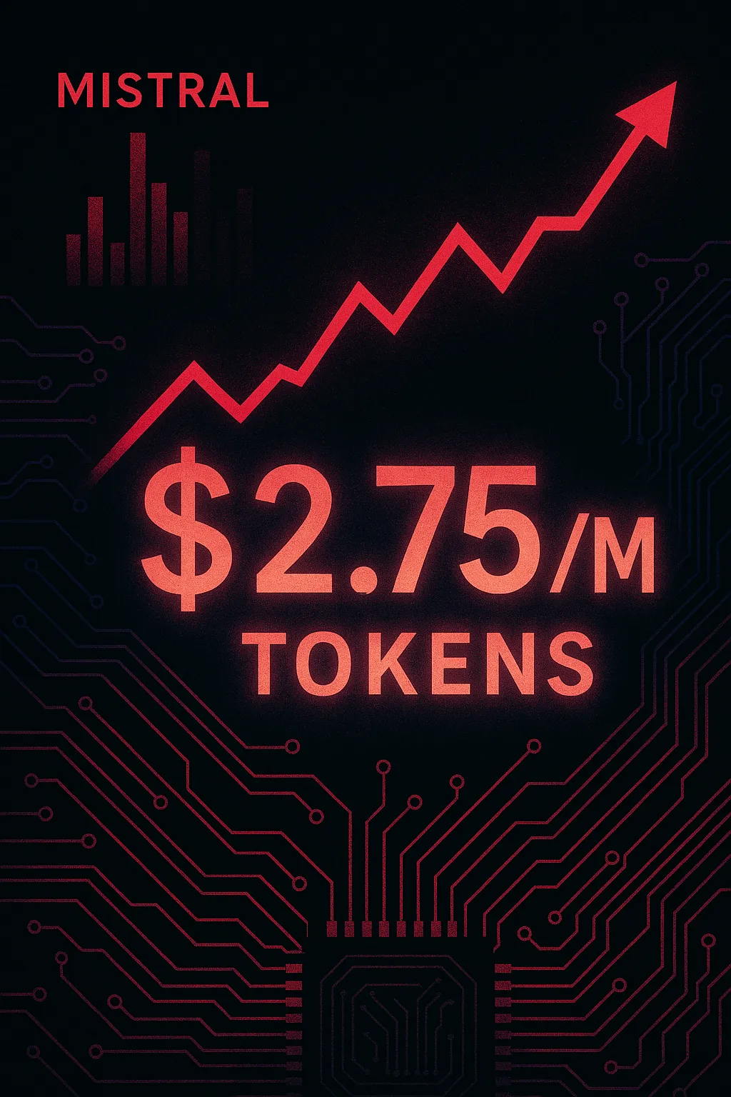 Mistral: Mistral Medium 3.1 aumenta preço em 588% — agora $2.75/M tokens de entrada
