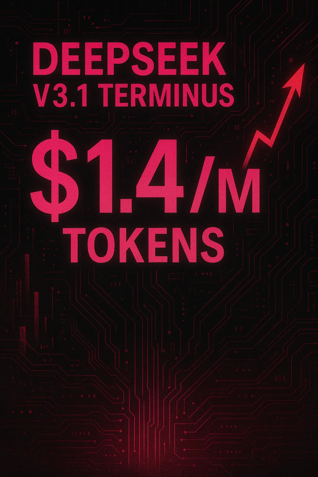DeepSeek V3.1 Terminus aumenta preço em 506% — agora $1.64/M tokens de entrada