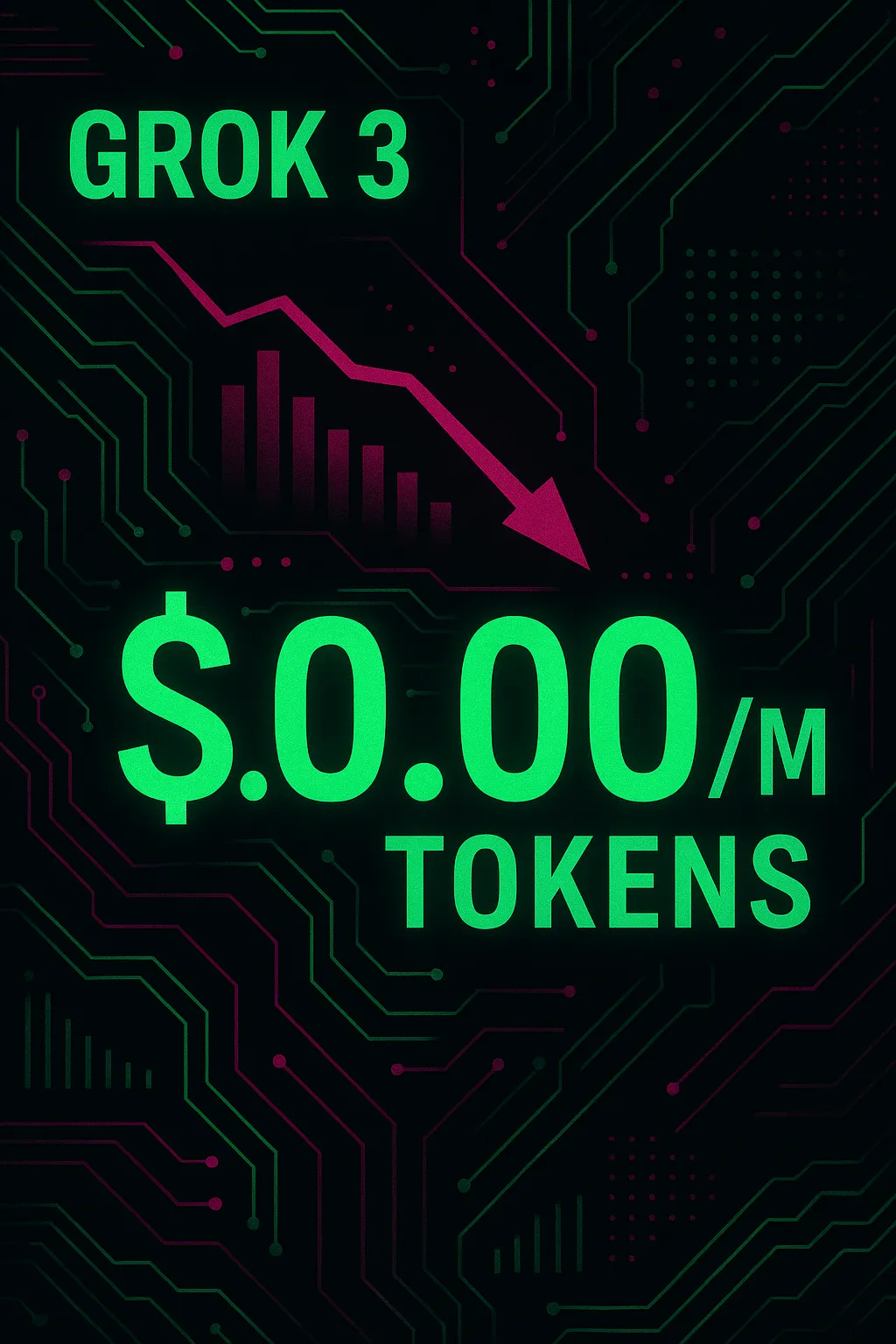 Grok 3 reduz preço em 100% — agora $0.00/M tokens de entrada