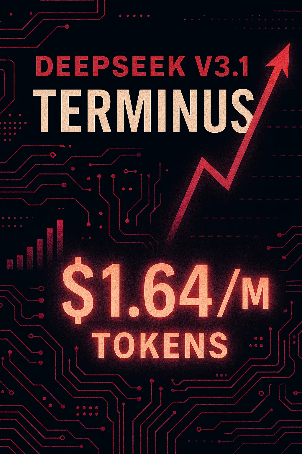 DeepSeek V3.1 Terminus aumenta preço em 506% — agora $1.64/M tokens de entrada