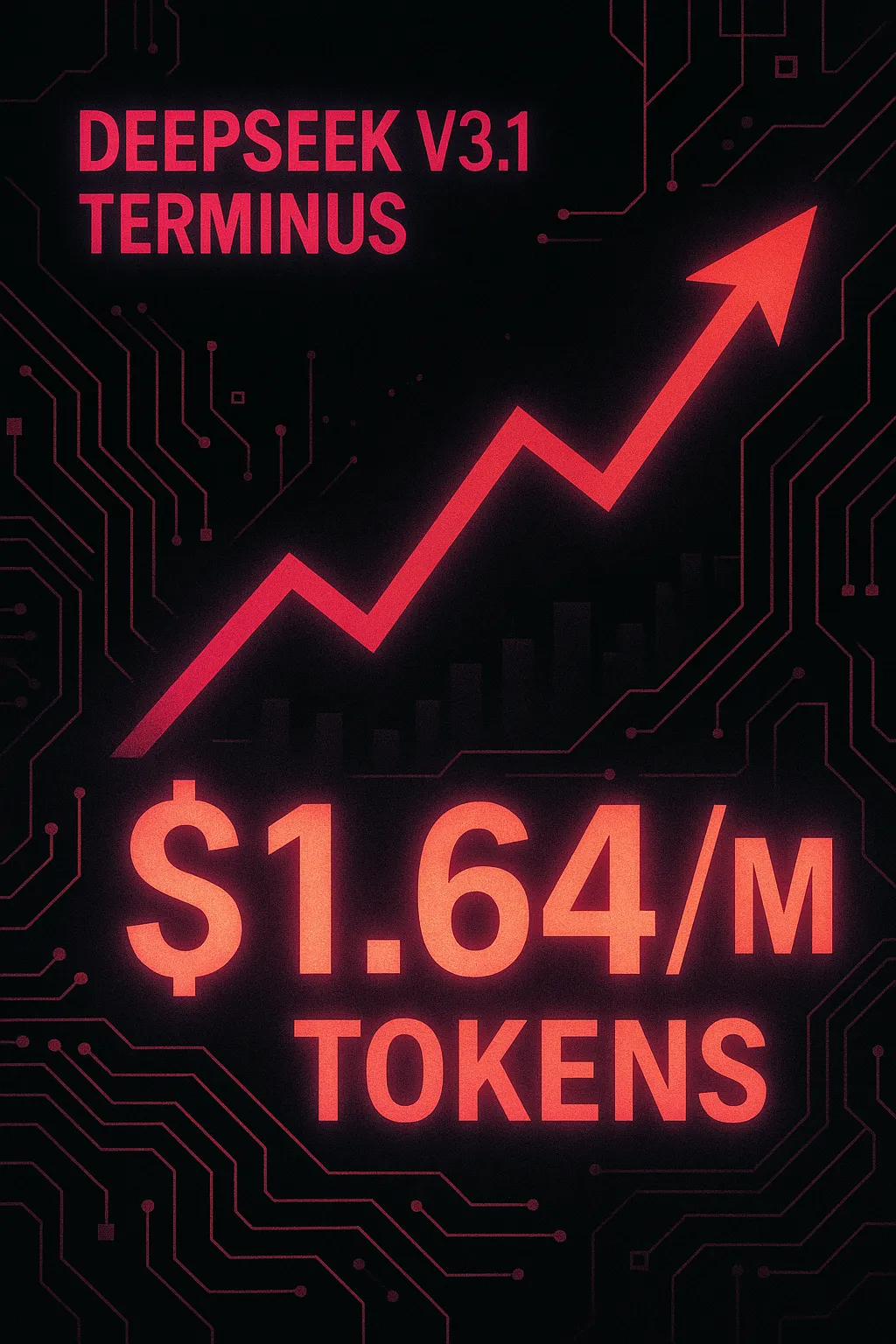 DeepSeek V3.1 Terminus aumenta preço em 506% — agora $1.64/M tokens de entrada
