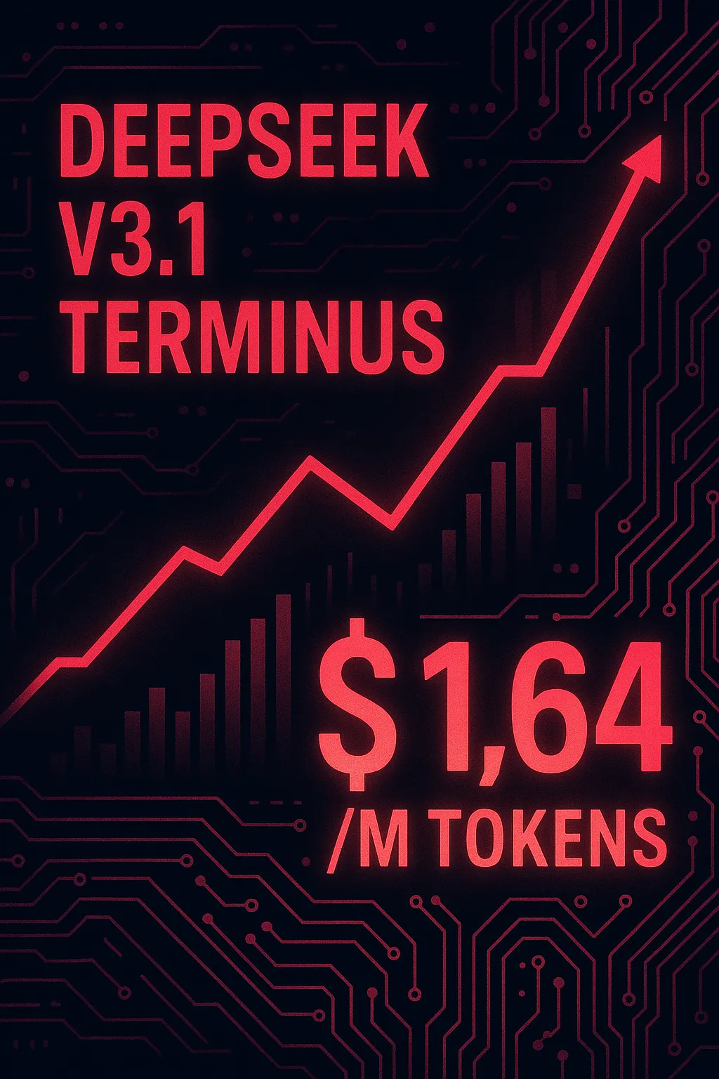 DeepSeek V3.1 Terminus aumenta preço em 506% — agora $1.64/M tokens de entrada