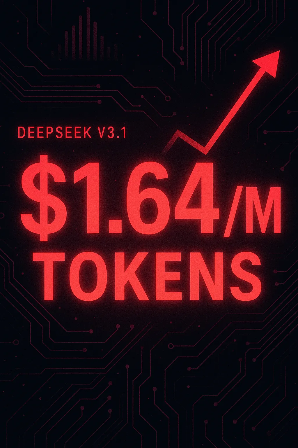 DeepSeek V3.1 Terminus aumenta preço em 506% — agora $1.64/M tokens de entrada