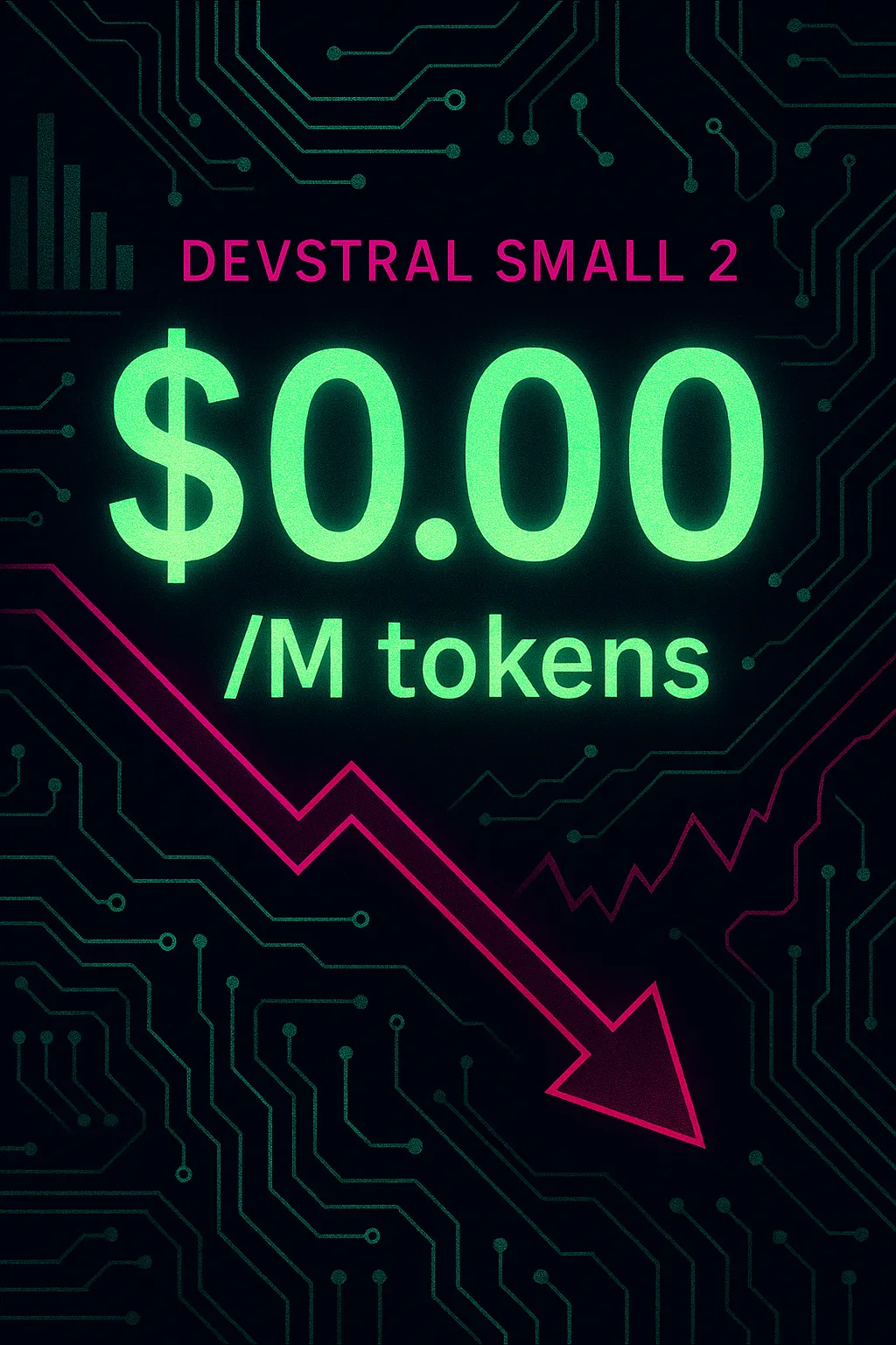 Devstral Small 2 reduz preço em 100% — agora $0.00/M tokens de entrada